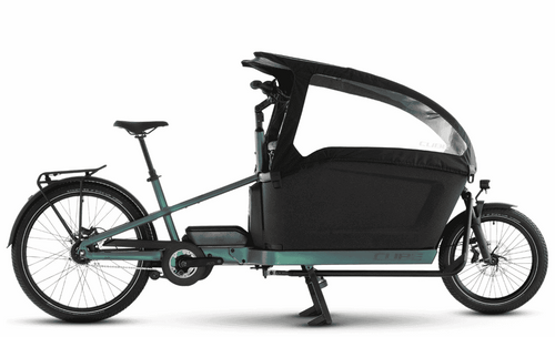Cube Cargo Hybrid Comfort Pro Family 800 - 20 / 26 Zoll 800Wh 5N Lastenrad - smaragdgrey´n´reflex
