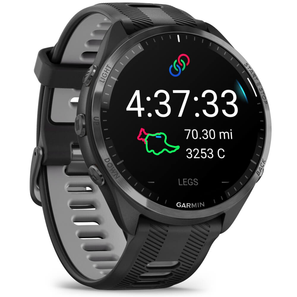 Garmin Forerunner 965 Schwarz/Carbongrau DLC Titan