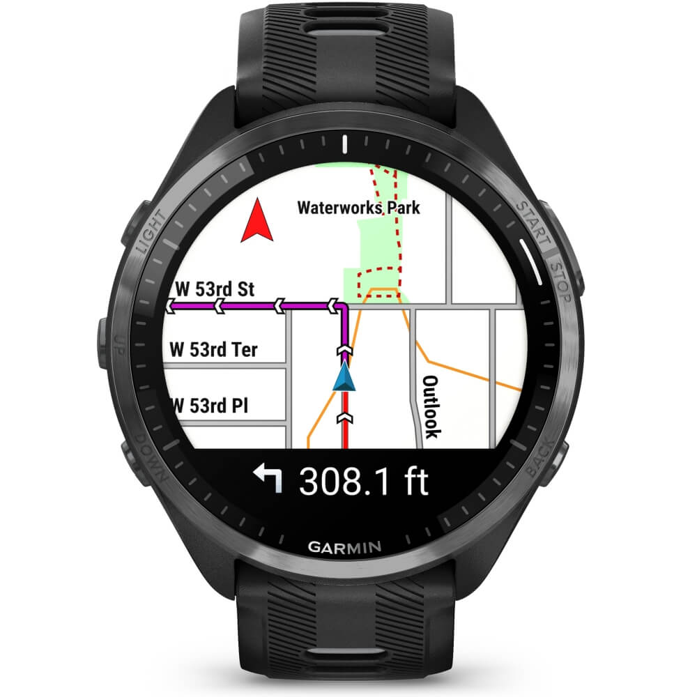 Garmin Forerunner 965 Schwarz/Carbongrau DLC Titan