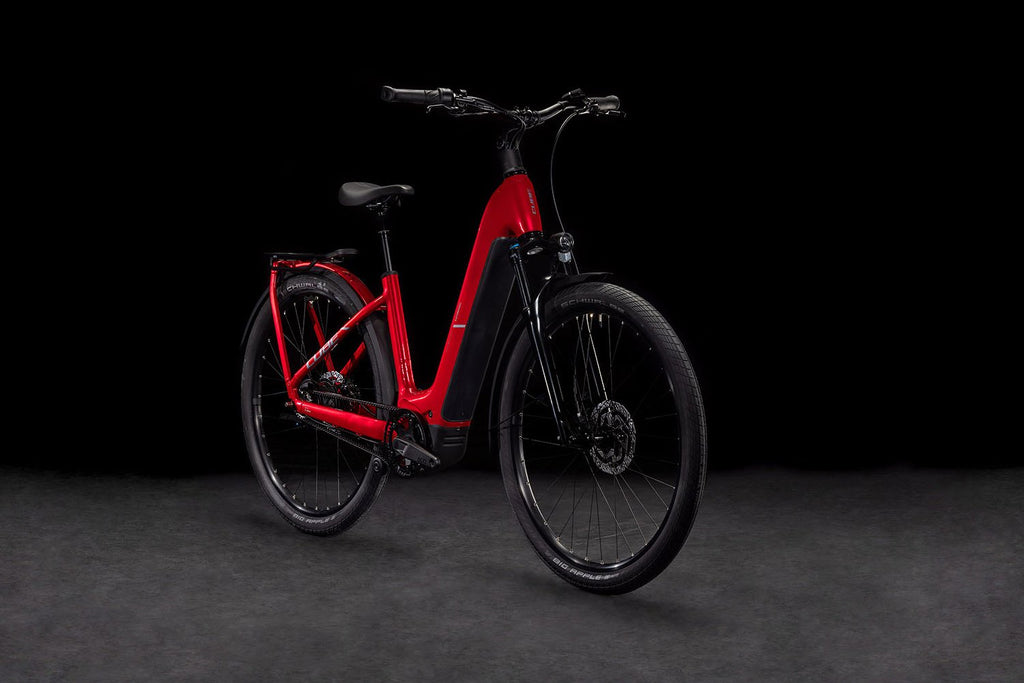 Cube Kathmandu Hybrid Comfort Pro 800 Easy Entry electricred