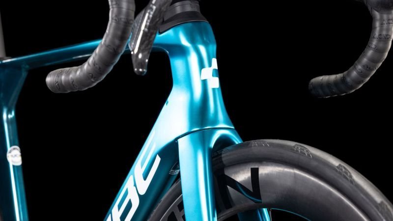 Cube Litening AERO C:68X SLX chromeblue´n´liquidblue