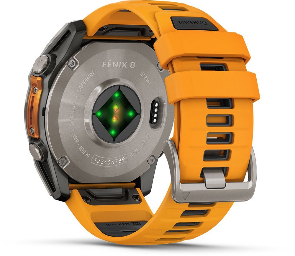 Garmin Fēnix® 8 - 51 mm AMOLED Sapphire - GPS Multisport Smartwatch