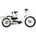 Creme Cycles Happy wagon 5s - 24/20 Zoll 504Wh 5N Lastenrad - white