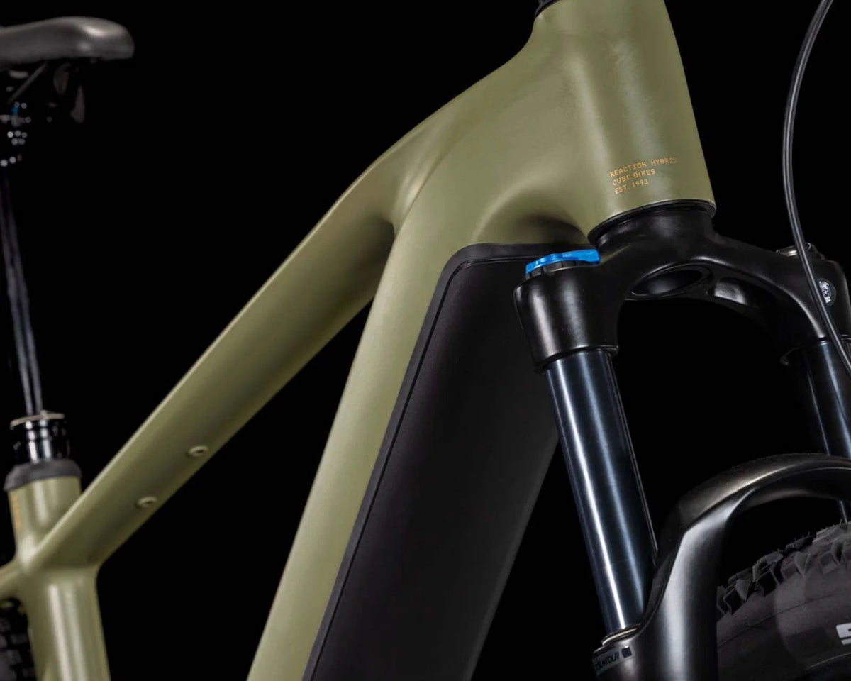 Reaction Hybrid Pro 800 – Elektro-MTB Hardtail 2025 | dustyolive´n´gold 29" – M
