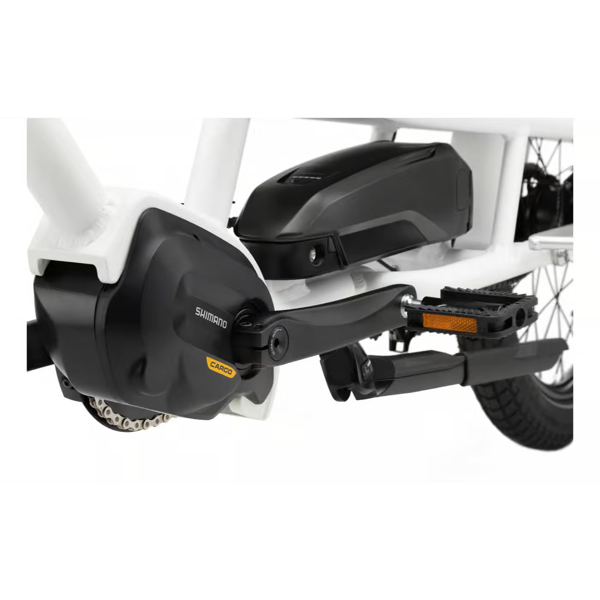 Creme Cycles Happy wagon 5s - 24/20 Zoll 504Wh 5N Lastenrad - white