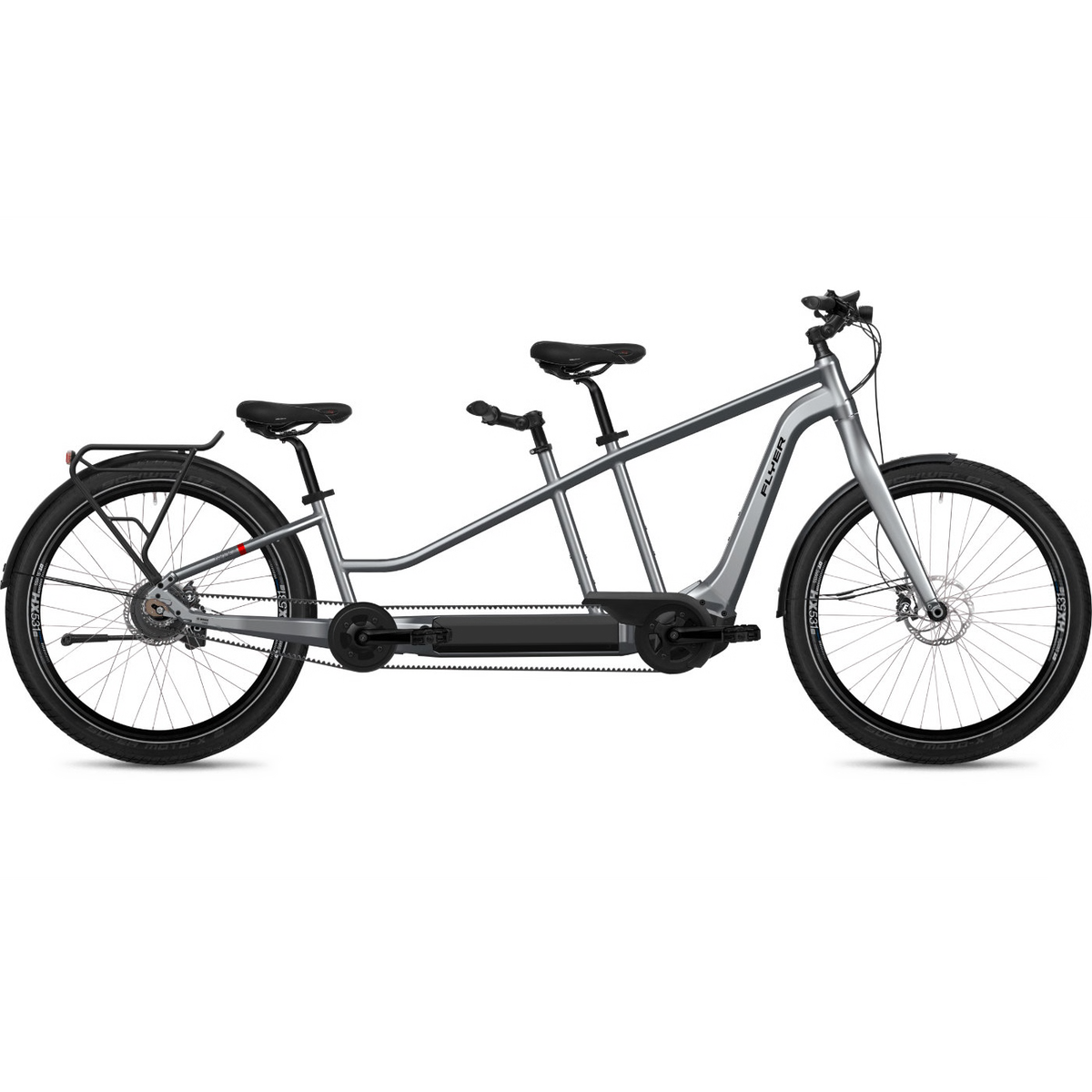 Flyer G3 Tandem 7.83 - 27.5 Zoll 1250Wh 14N Tandem - Silver Dark Cool