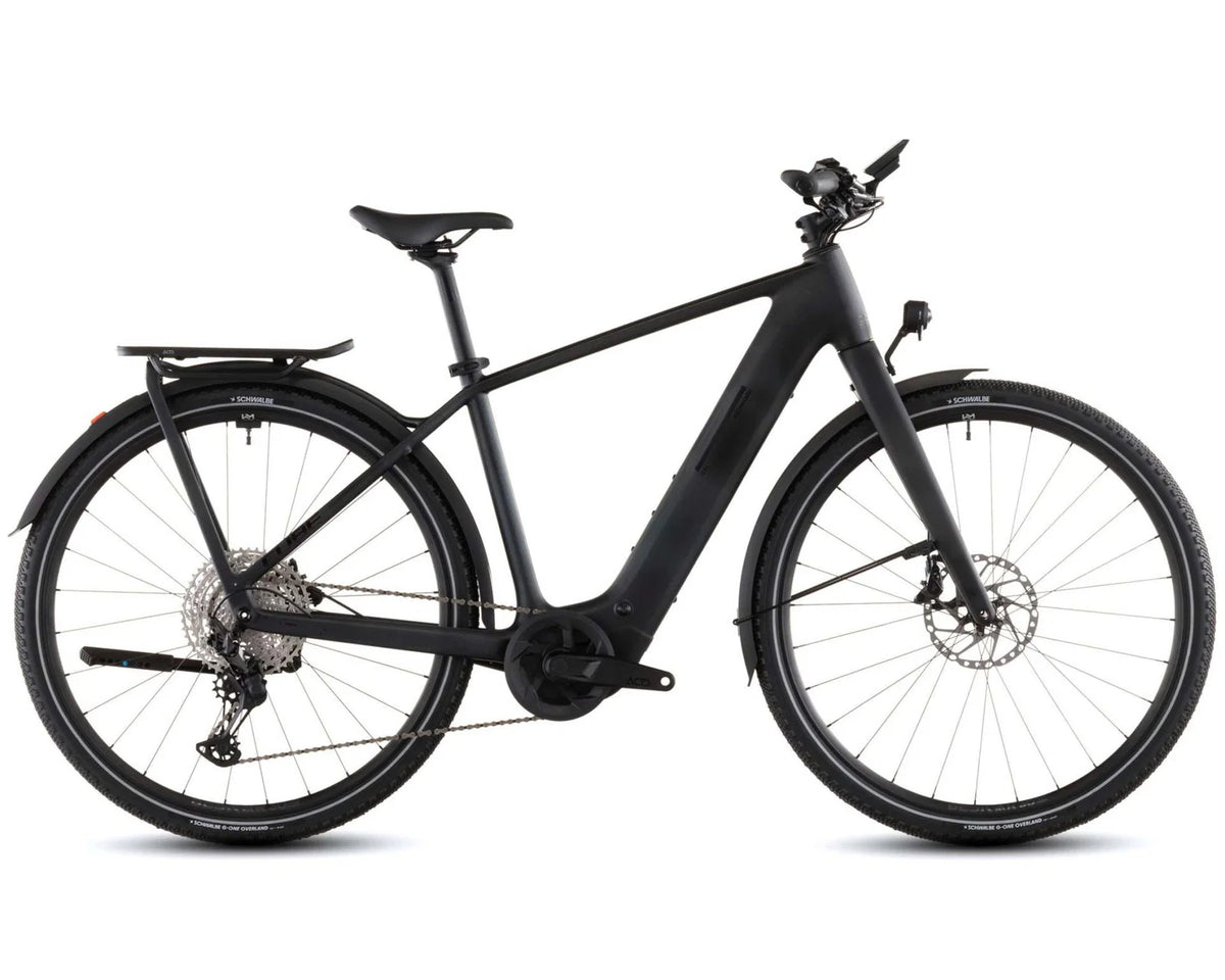 Kathmandu Hybrid C:62 SLX 400X - Elektro Carbon Trekking Bike 2026 | liquidblack´n´bluedust 28" - M