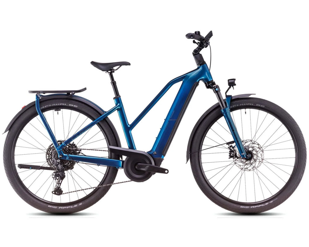 Kathmandu Hybrid EX 800 - Trapeze Elektro Trekking Bike 2025 | electricblue´n´chrome 29" - XS