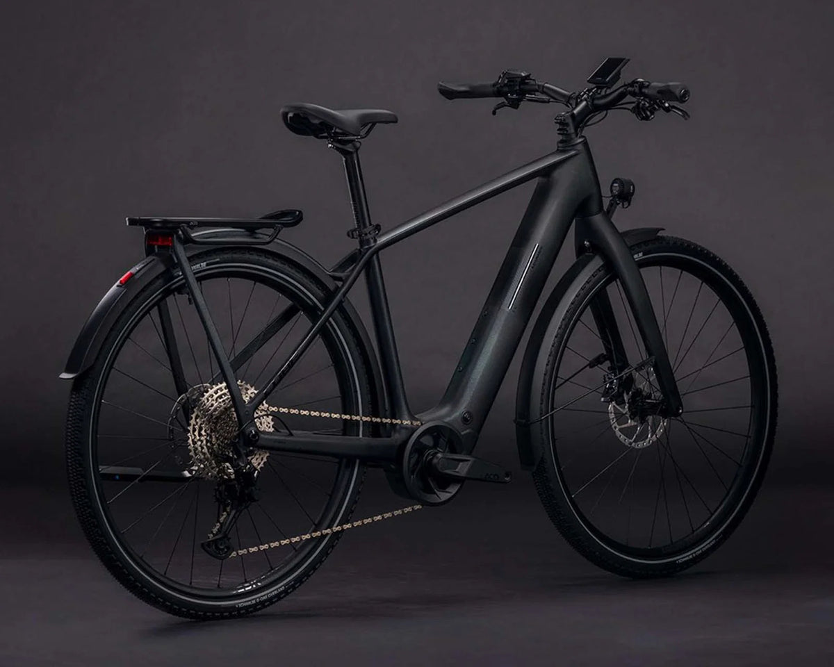 Kathmandu Hybrid C:62 SLX 400X - Elektro Carbon Trekking Bike 2026 | liquidblack´n´bluedust 28" - M