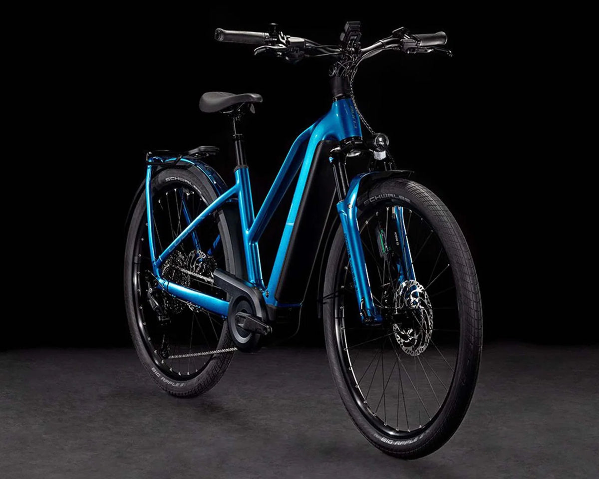 Kathmandu Hybrid EX 800 - Trapeze Elektro Trekking Bike 2025 | electricblue´n´chrome 29" - XS