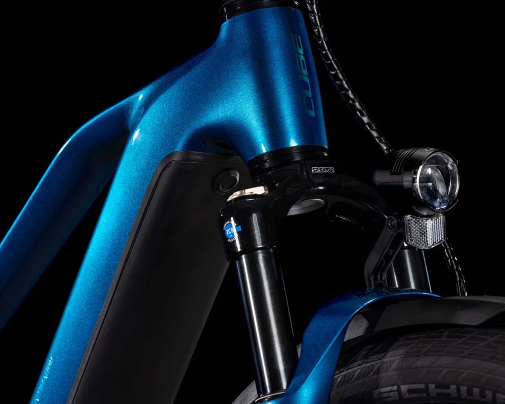 Kathmandu Hybrid EX 800 - Trapeze Elektro Trekking Bike 2025 | electricblue´n´chrome 29" - XS