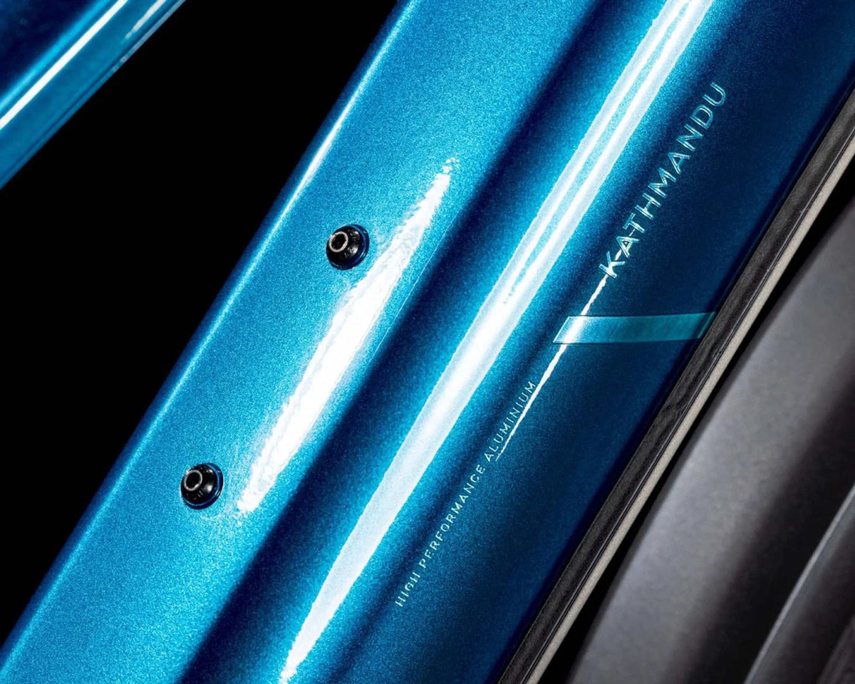 Kathmandu Hybrid EX 800 - Trapeze Elektro Trekking Bike 2025 | electricblue´n´chrome 29" - XS