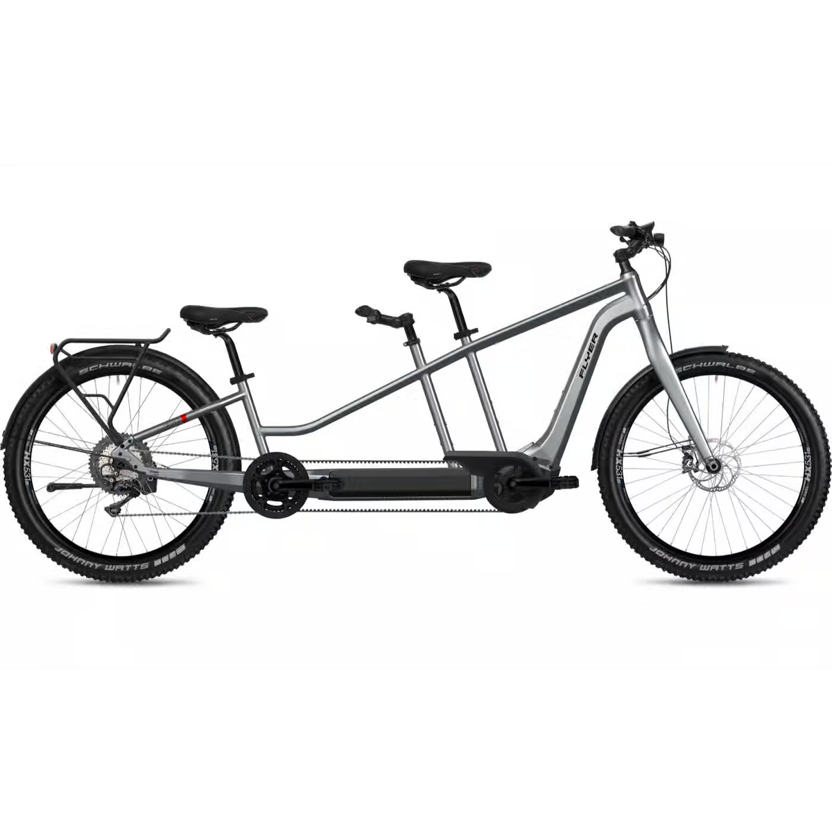 Flyer G3 Tandem 7.70 - 27.5 Zoll 1250Wh 12K Tandem - Silver Dark Cool