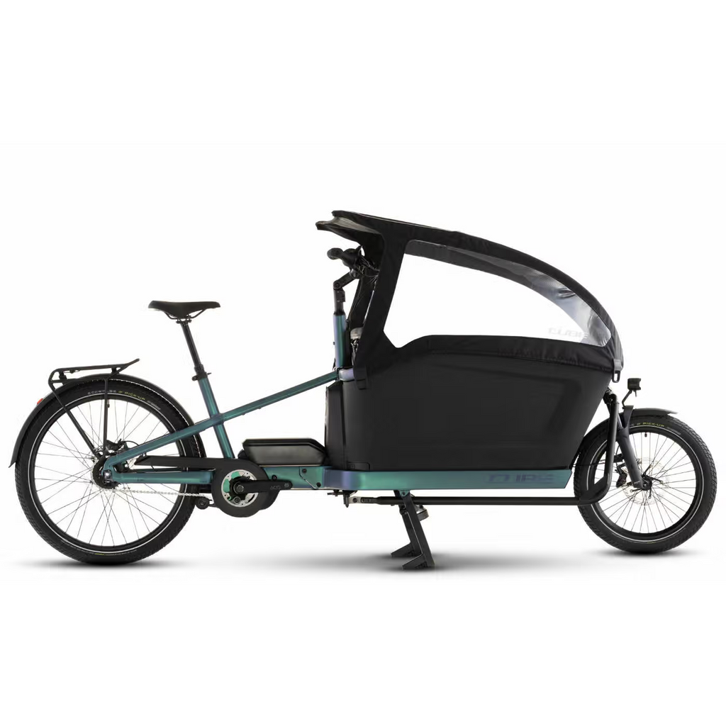 Cube Cargo Hybrid Comfort Pro Family 800 - 20 / 26 Zoll 800Wh 5N Lastenrad - smaragdgrey´n´reflex
