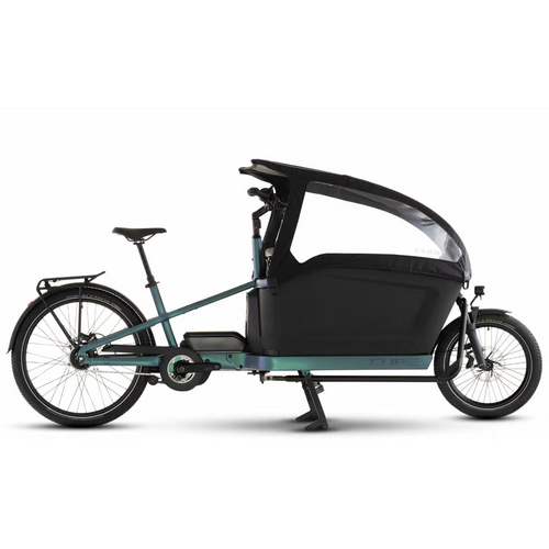 Cube Cargo Hybrid Comfort Pro Family 800 - 20 / 26 Zoll 800Wh 5N Lastenrad - smaragdgrey´n´reflex