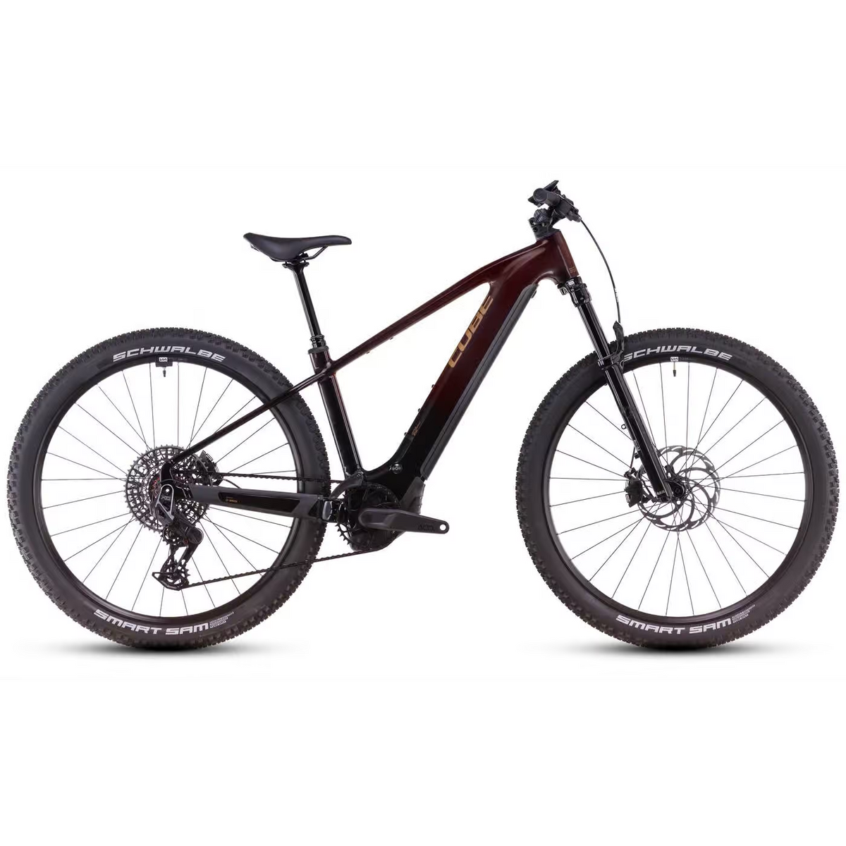 Cube Reaction Hybrid SLT - 27.5 / 29 Zoll 800Wh 12K Diamant - solareclipse n bronze