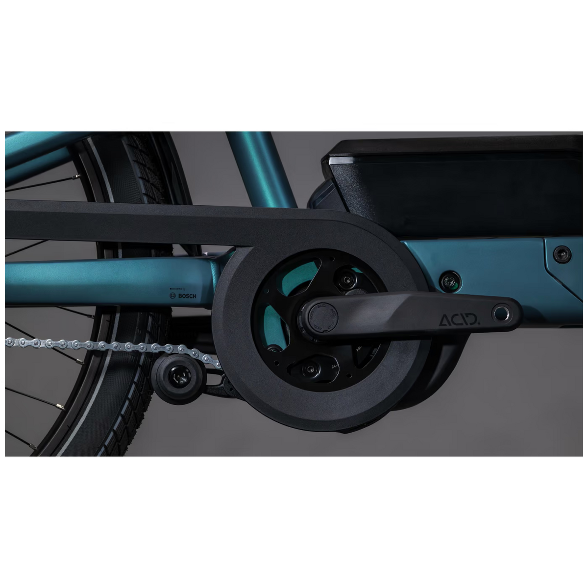 Cube Cargo Hybrid Comfort Pro Family 800 - 20 / 26 Zoll 800Wh 5N Lastenrad - smaragdgrey´n´reflex