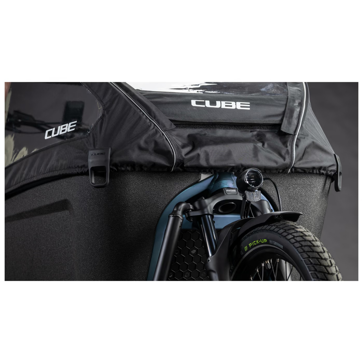 Cube Cargo Hybrid Comfort Pro Family 800 - 20 / 26 Zoll 800Wh 5N Lastenrad - smaragdgrey´n´reflex