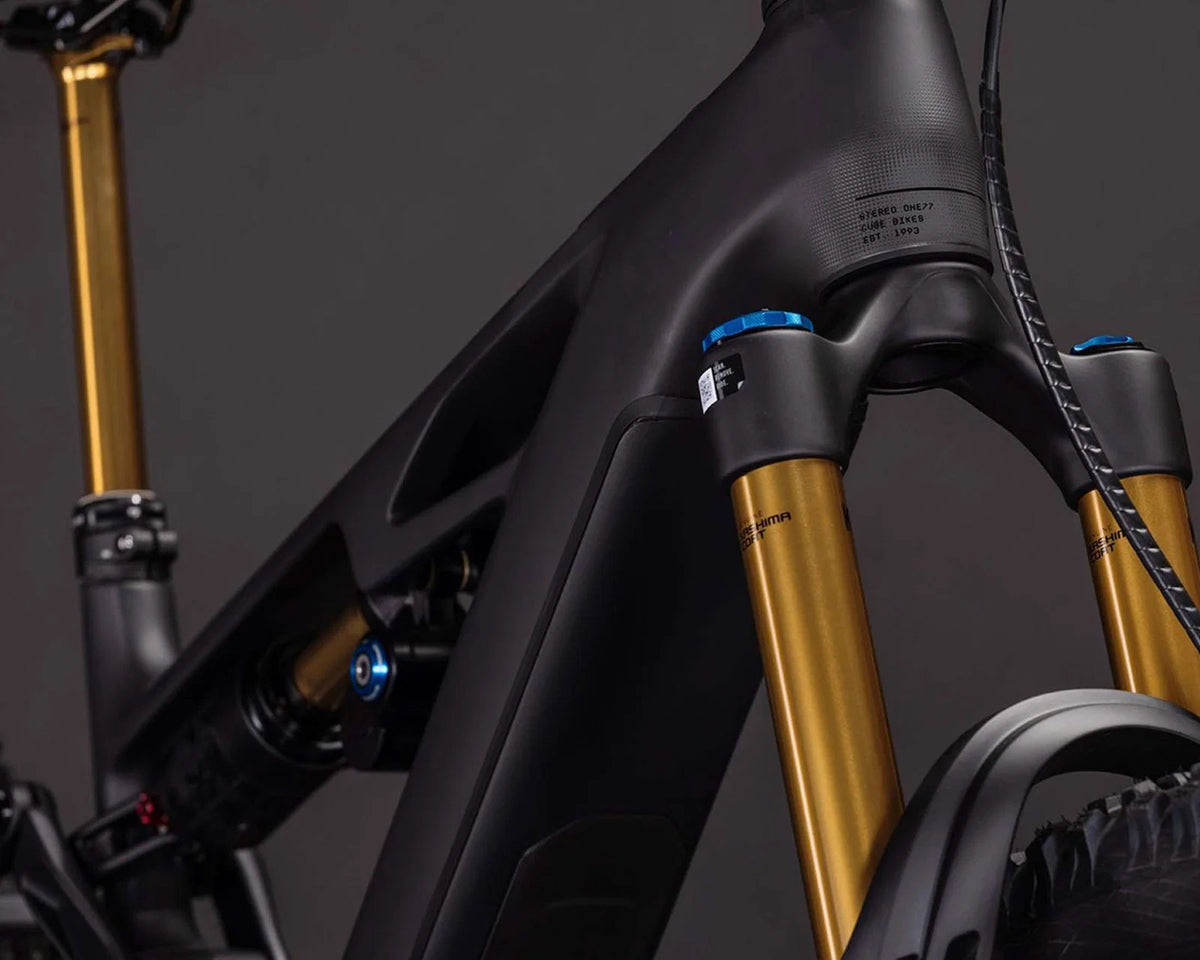 Stereo Hybrid ONE77 HPC AT 800 - Carbon Mullet Elektro MTB Fully 2026 | Carbon & Gold 27,5"/29" - XL