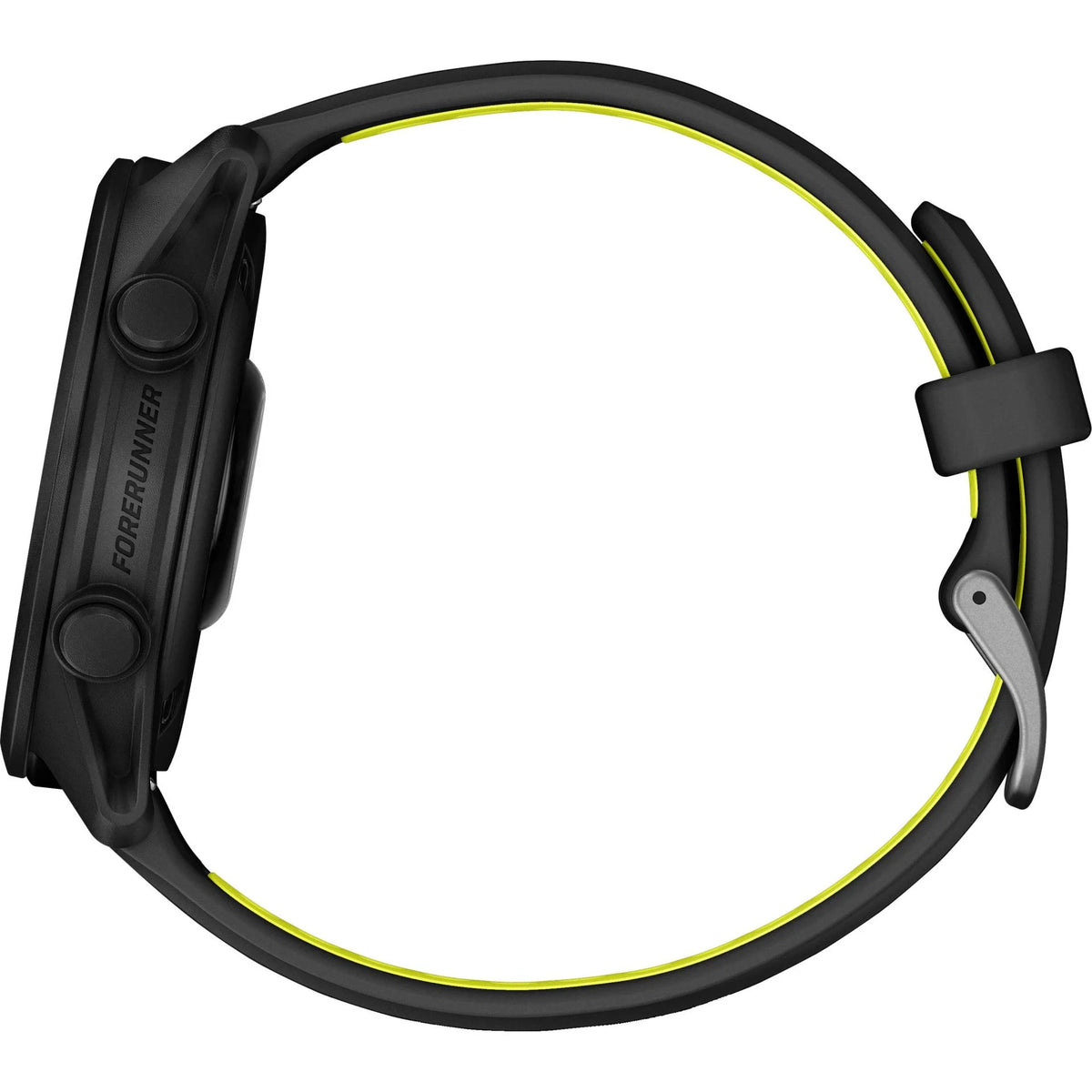 Garmin Forerunner 170 Music Schwarz – GPS-Laufuhr mit Musik, AMOLED-Display & 20 mm Quick Release Amp Yellow