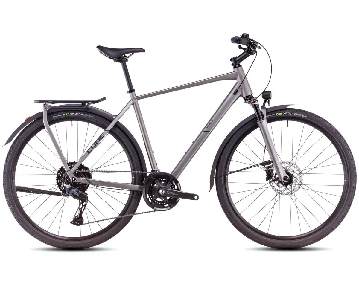 Kathmandu EXC – Trekkingrad 2026 | grau/schwarz, 28 Zoll – Größe S