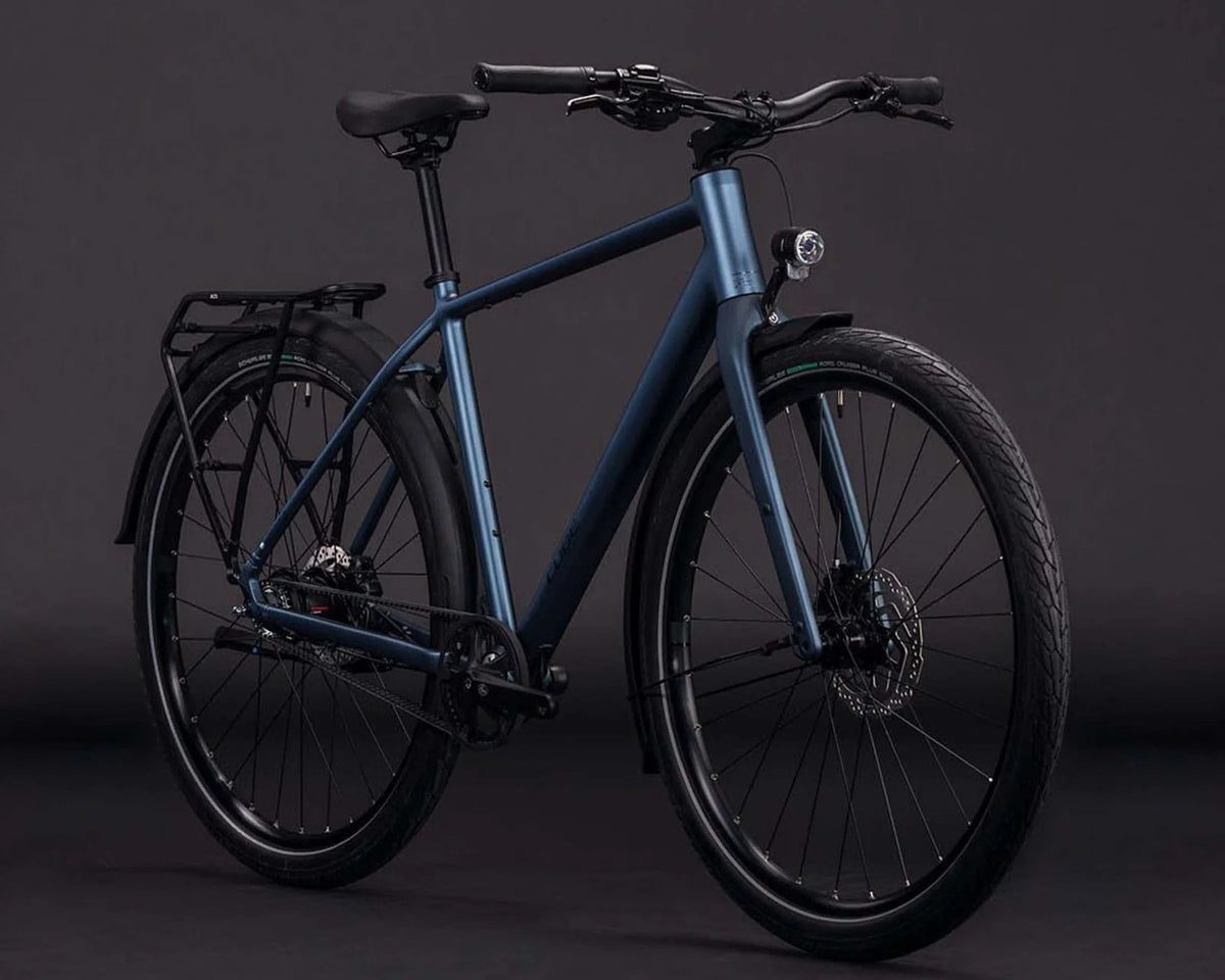 Editor Pro FE – Urban Bike 2026 | Mineralblau & Chrom, 29 Zoll – 46 cm