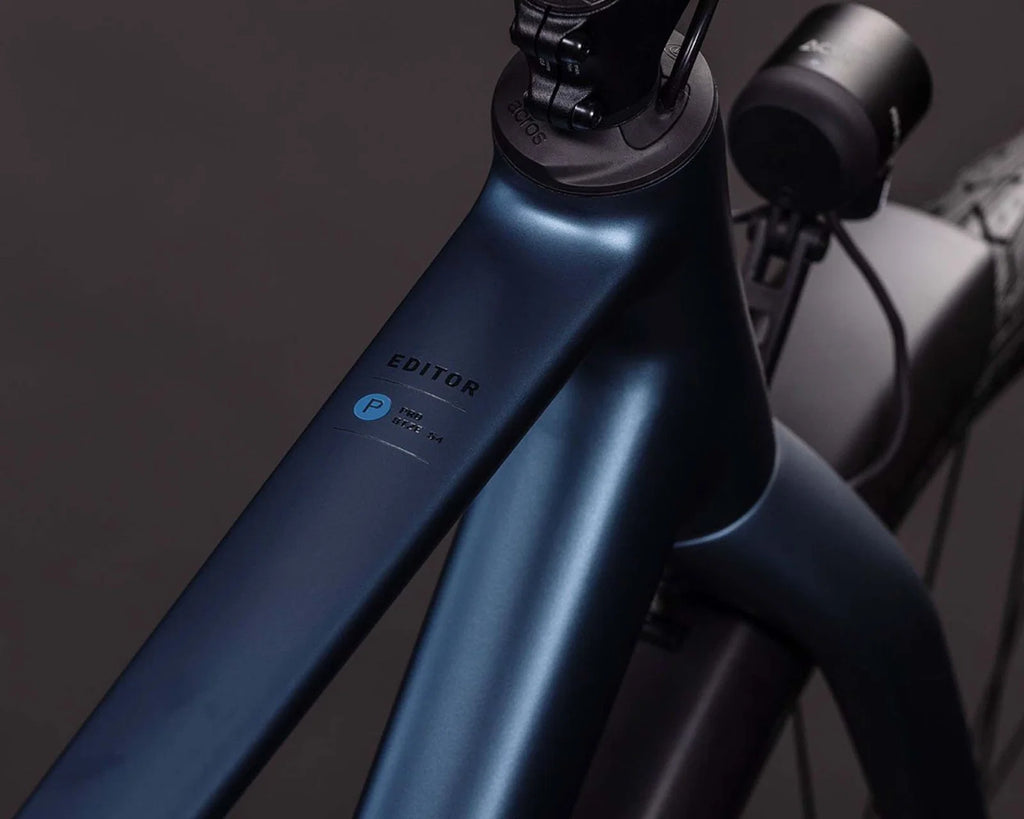 Editor Pro FE – Urban Bike 2026 | Mineralblau & Chrom, 29 Zoll – 46 cm