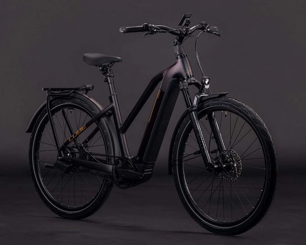 Kathmandu Hybrid Comfort SLX 800 – Trapezförmiges Elektro-Trekkingrad 2026 | solareclipse´n´gold 29" – S