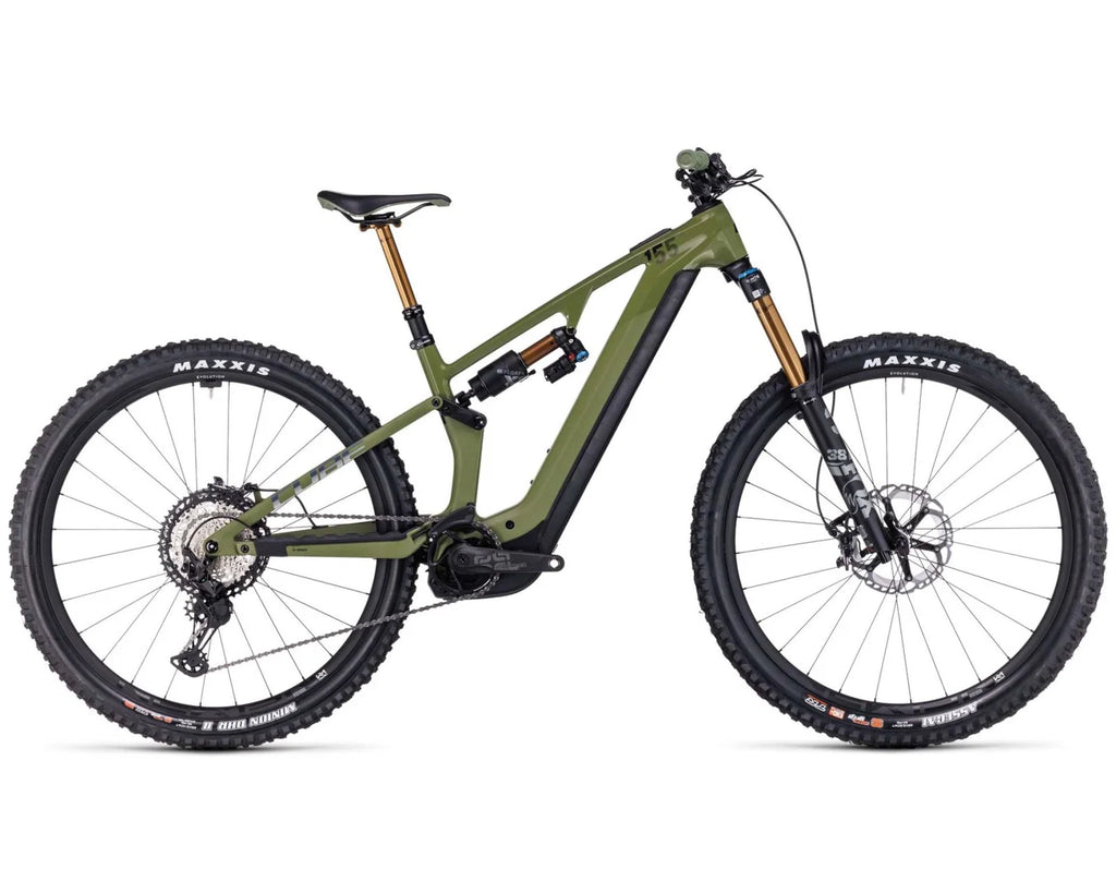 Stereo Hybrid ONE55 C:68X TM 750 - Carbon Elektro MTB Fully | olive´n´chrome 29" - M