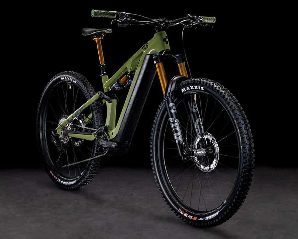 Stereo Hybrid ONE55 C:68X TM 750 - Carbon Elektro MTB Fully | olive´n´chrome 29" - M