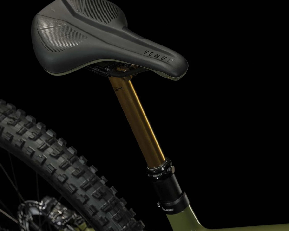 Stereo Hybrid ONE55 C:68X TM 750 - Carbon Elektro MTB Fully | olive´n´chrome 29" - M