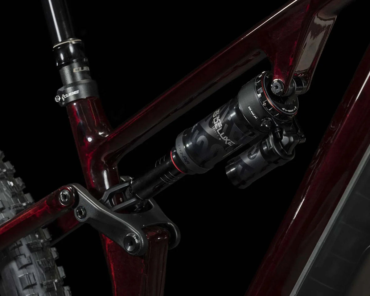 Stereo Hybrid ONE55 C:68X SLX 750 - Carbon Elektro MTB Fully 2024 | liquidred´n´carbon 29" - M
