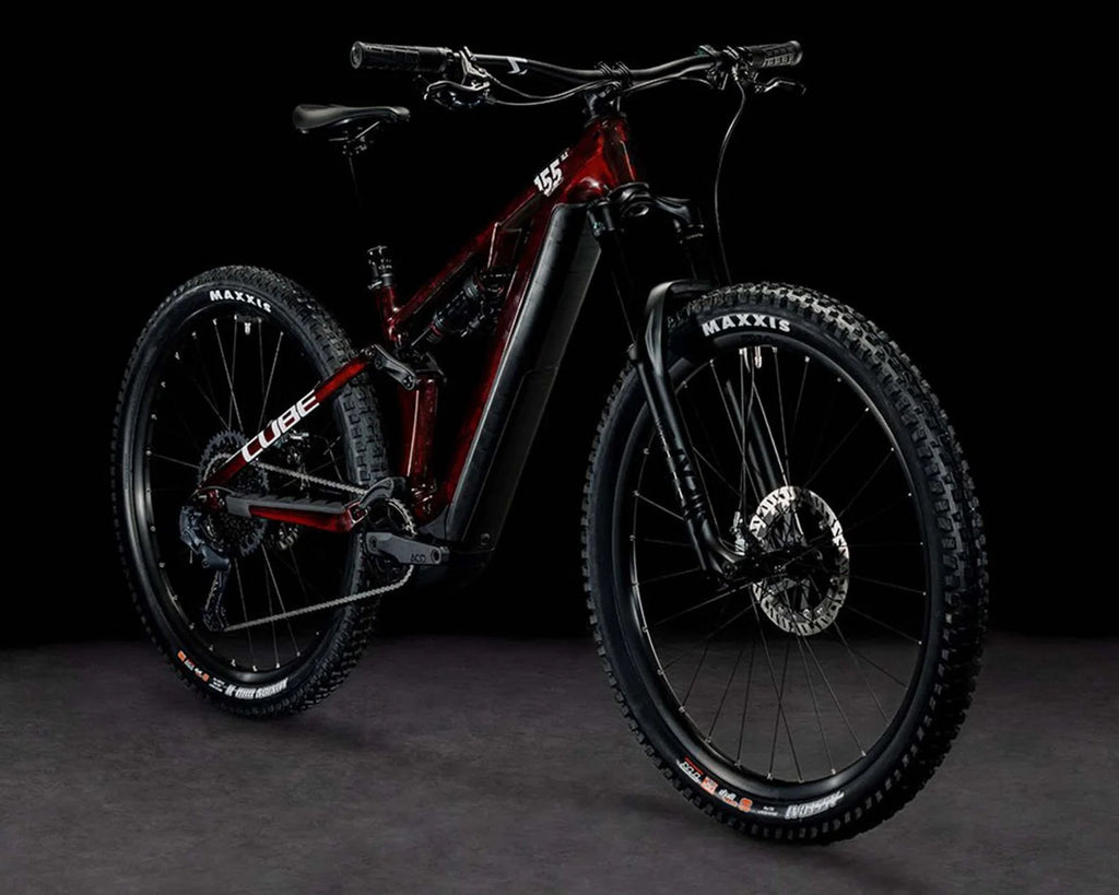 Stereo Hybrid ONE55 C:68X SLX 750 - Carbon Elektro MTB Fully 2024 | liquidred´n´carbon 29" - M