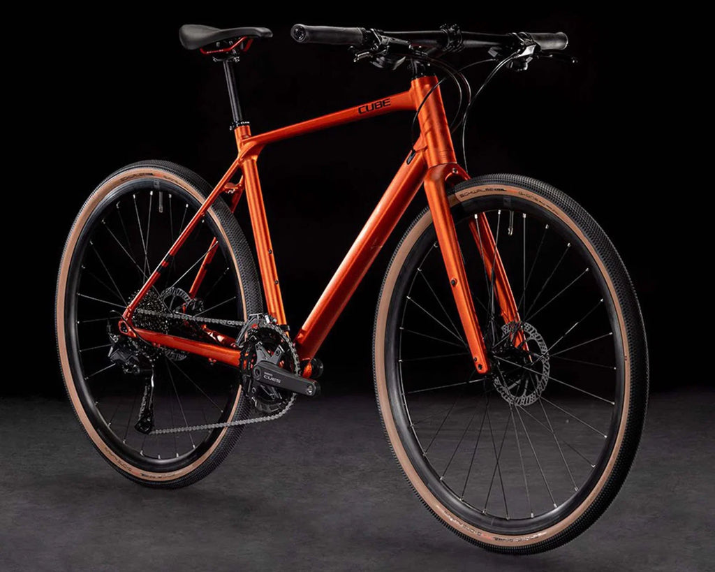 Nulane Pro – Fitnessbike 2025 | Feuerorange & Schwarz 28" – 59 cm