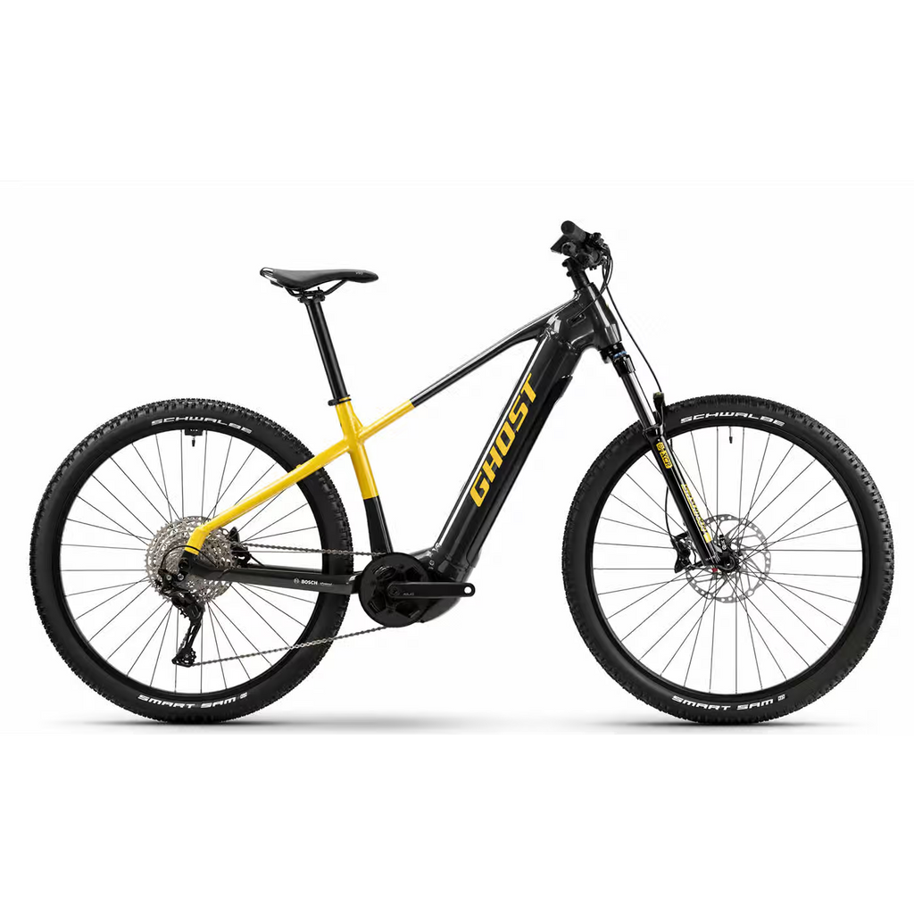 Ghost E-Teru Advanced - 27.5 / 29 Zoll 750Wh 11K Diamant - met. anthracite/met. gold yellow - glossy