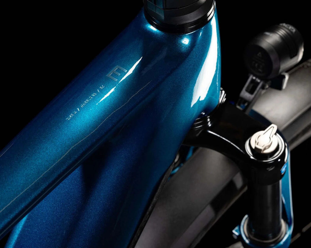 Kathmandu Hybrid EX 800 – Elektro-Trekkingrad 2025 | Elektroblau & Chrom, 29 Zoll – L